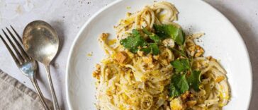 PÂTES CRÉMEUSES AU CITRON