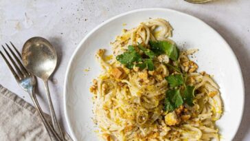 PÂTES CRÉMEUSES AU CITRON